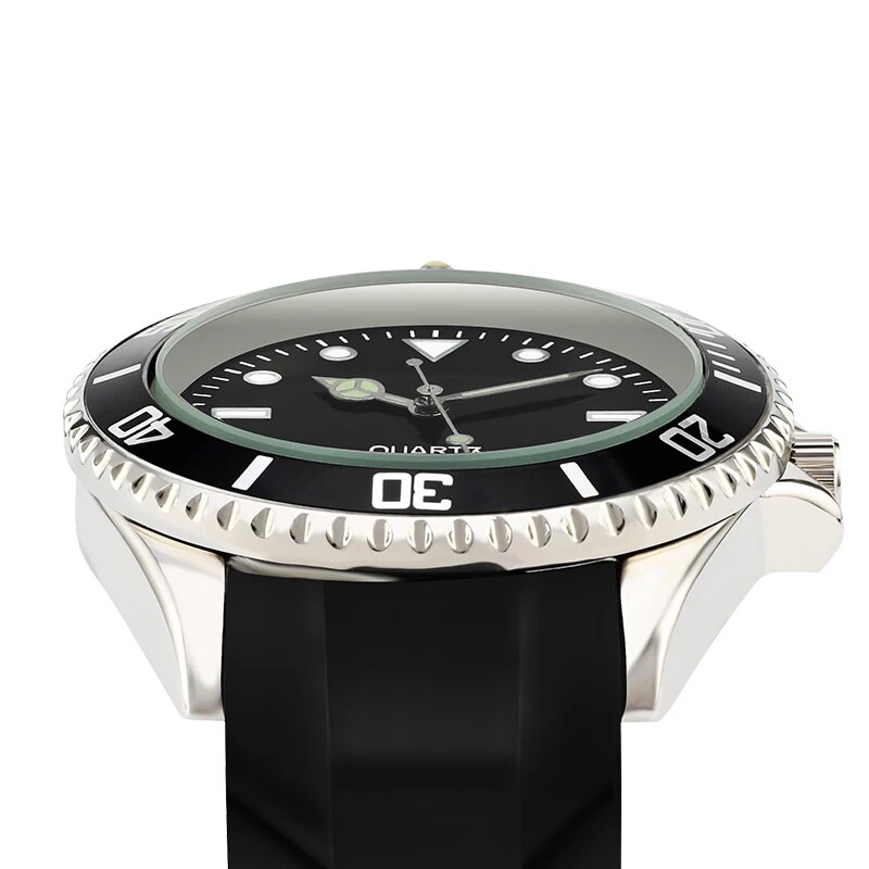 Suede Strap Watch - Japans uurwerk zonder logo 40 mm