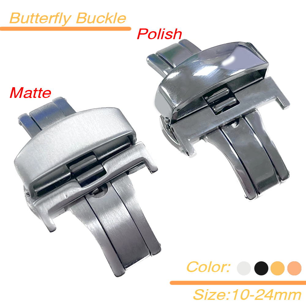 Butterfly Clasp Deployant - Metalen Sluiting Voor Seiko Polijsten Matte