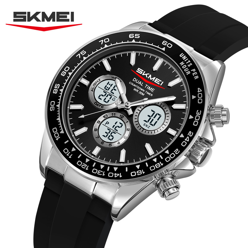 Suede Strap Watch - SKMEI 2505 Zakelijke luxe heren quartz