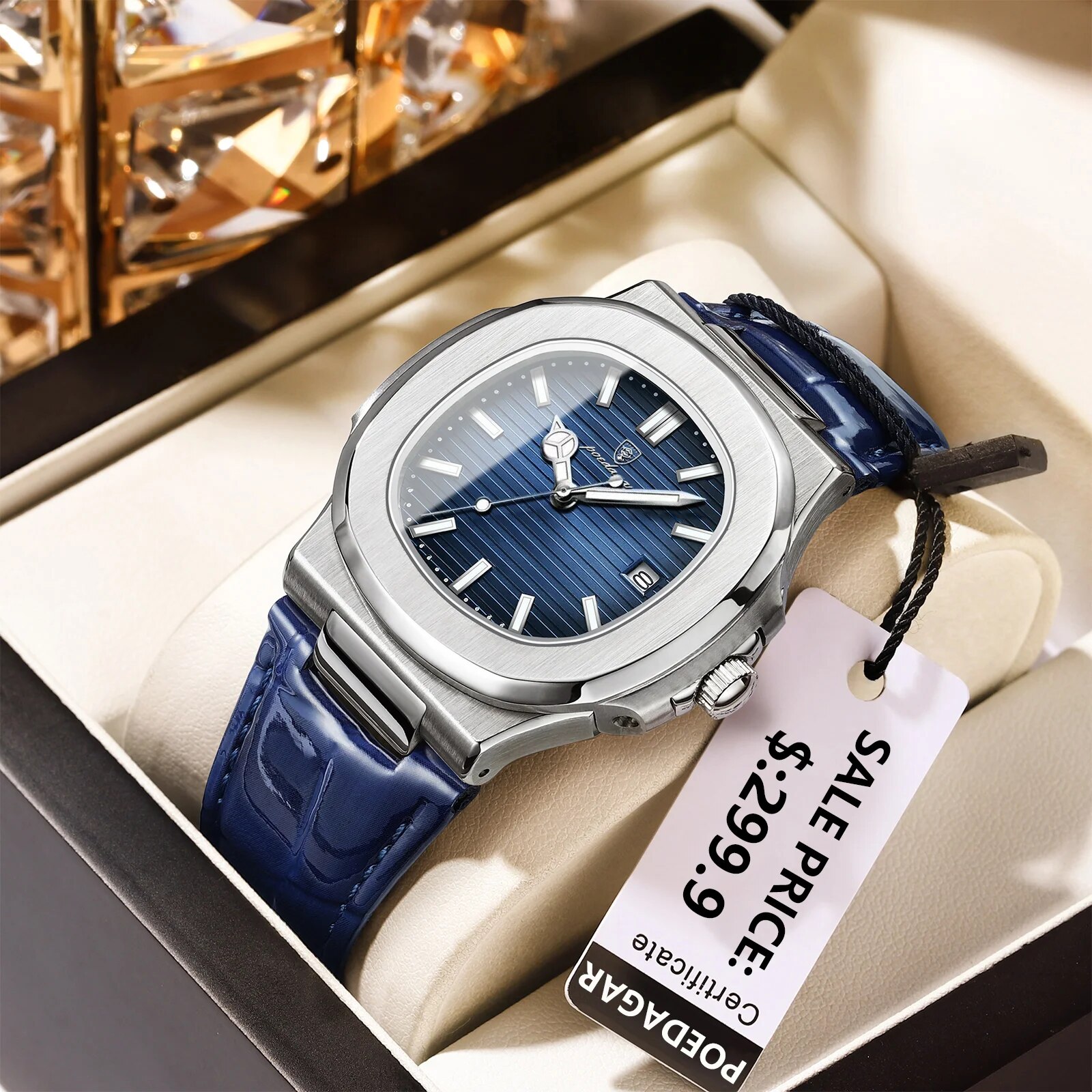 Patek Philippe Watch Nautilus - POEDAGAR Top Luxe Vierkante Man Horloge