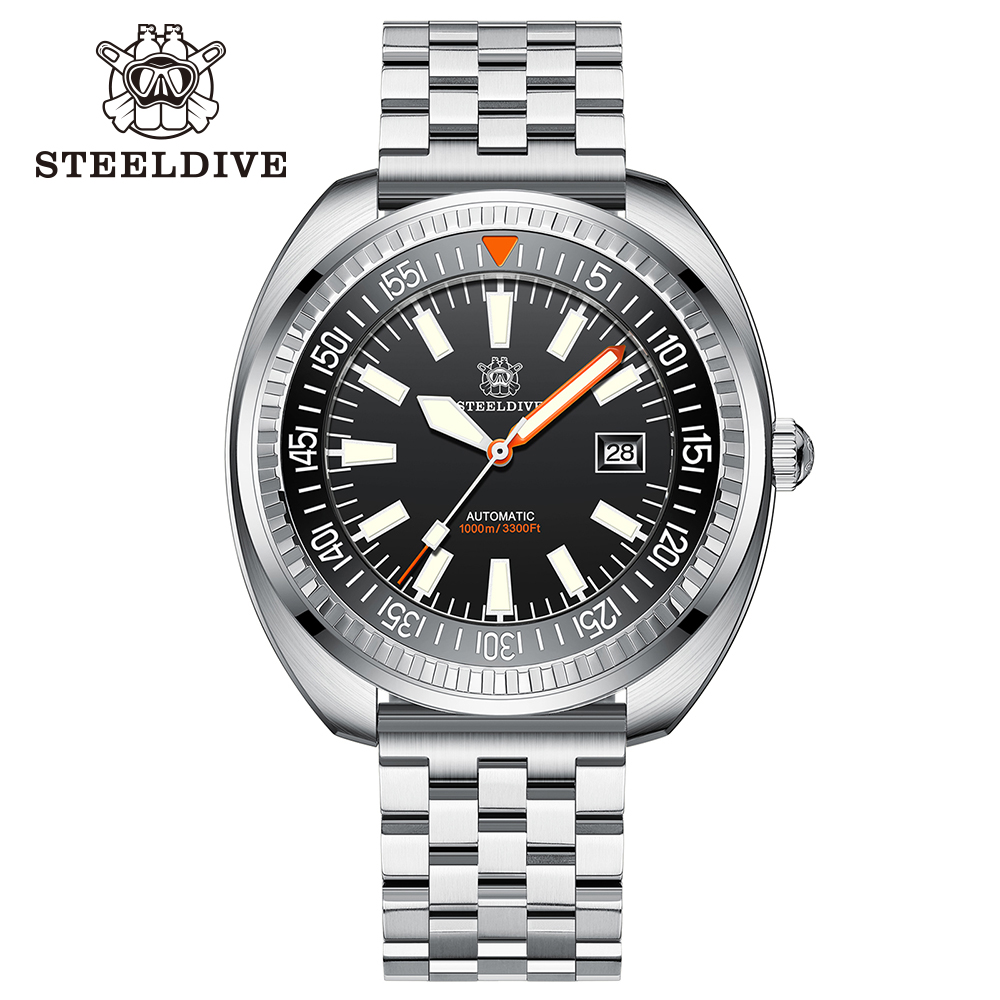 Seiko Watch Prospex - SD1983 Cool Design STEELDIVE Merk 1000M