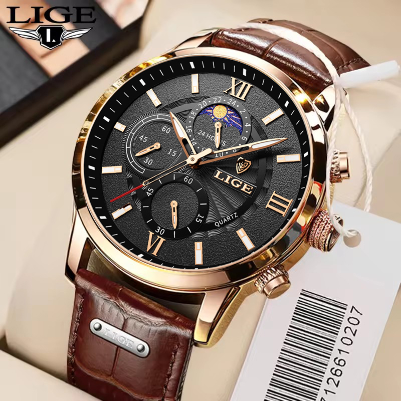 Suede Strap Watch - Heren Horloges LUIK Topmerk Luxe Mannen