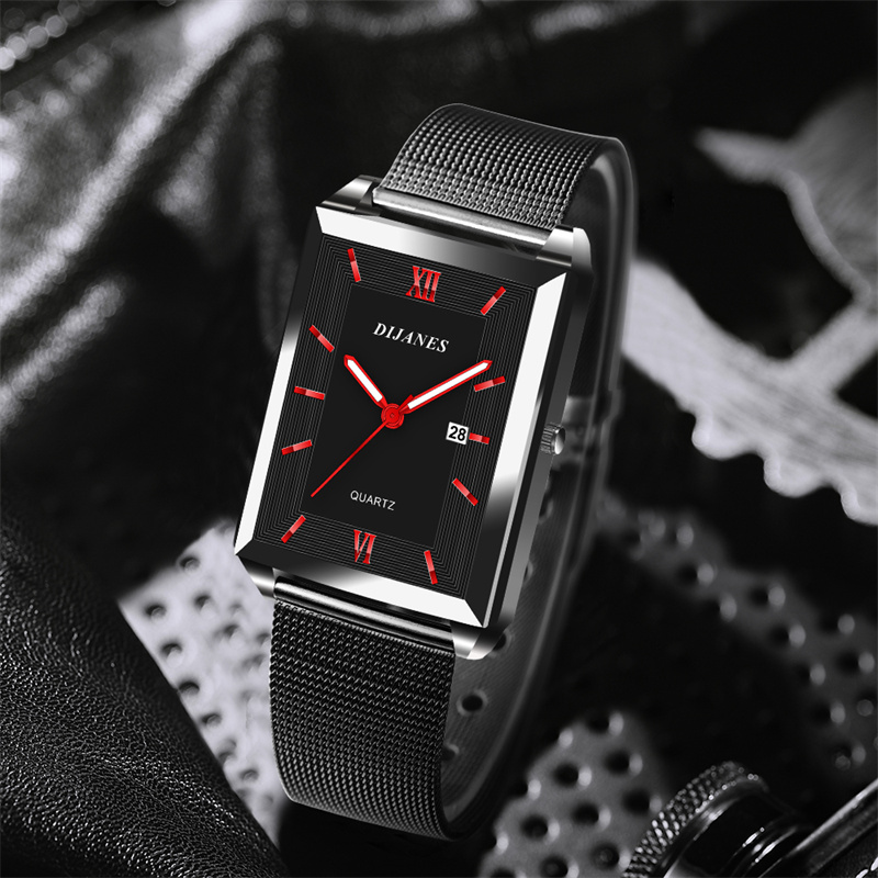Heren kalenderdatum sport en v - Leather Watch Band Men recensie en prijs