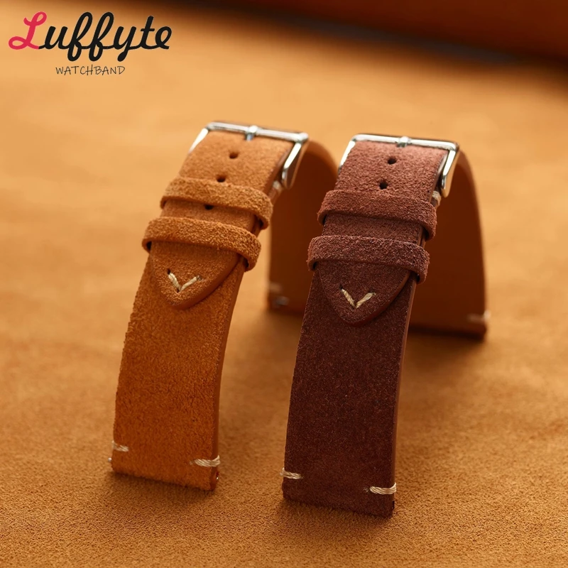 Vintage Suède Lederen Horlogeb - Suede Strap Watch recensie en prijs