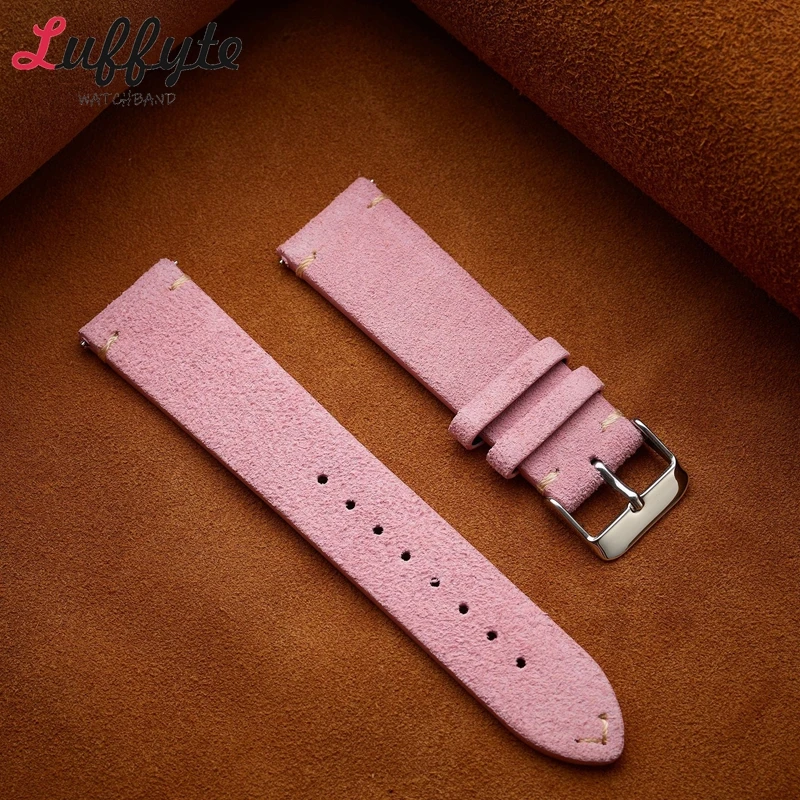 Vintage Suède Lederen Horlogeb - Suede Strap Watch recensie en prijs
