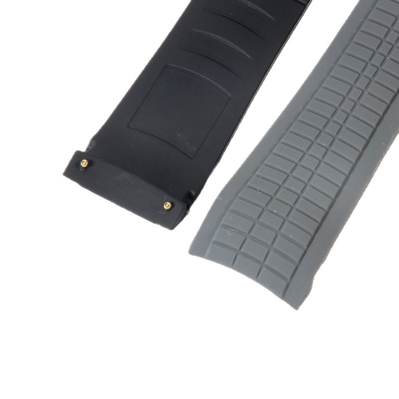 21mm zwarte siliconen sportban - Patek Philippe Watch Aquanaut recensie en prijs