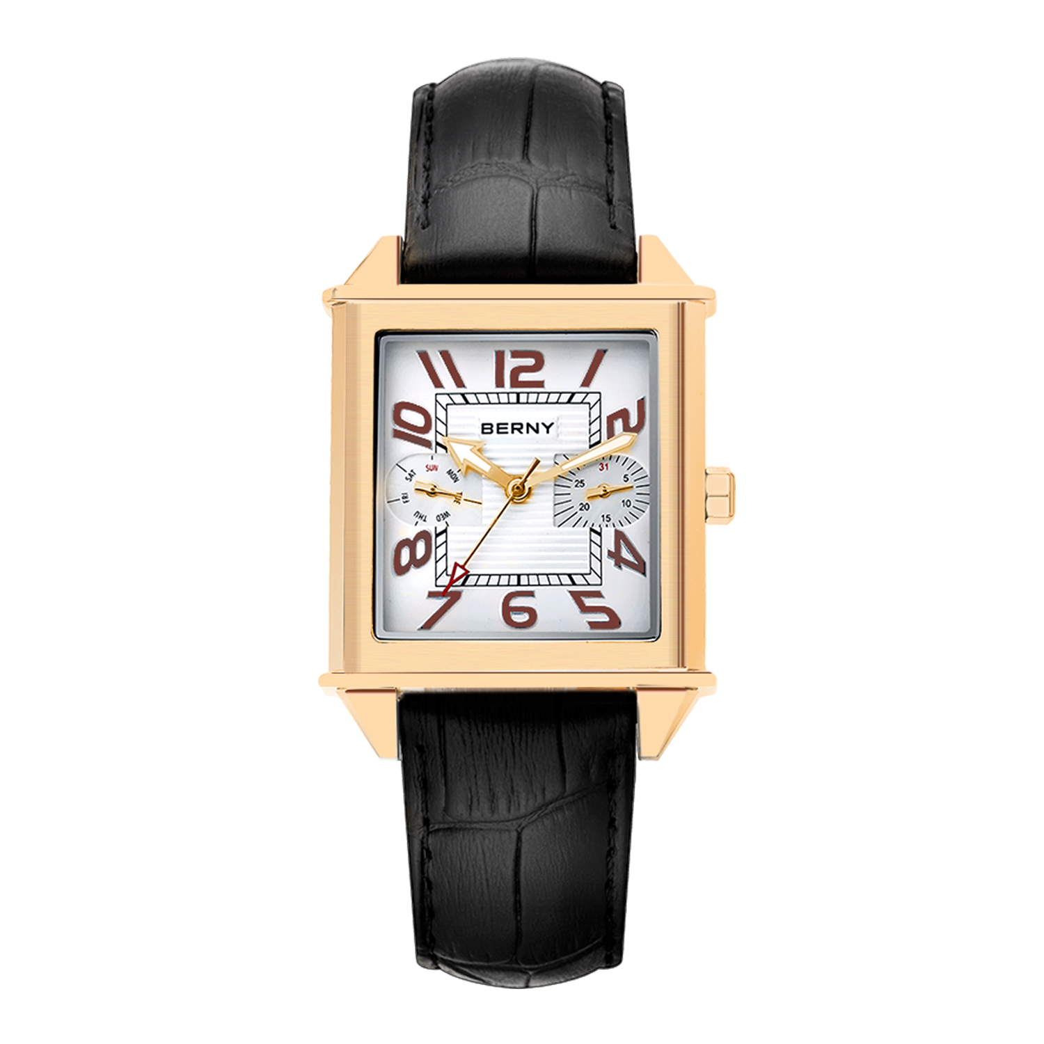 BERNY 6P25 Quartz Horloge voor - Cartier Watch Tank recensie en prijs