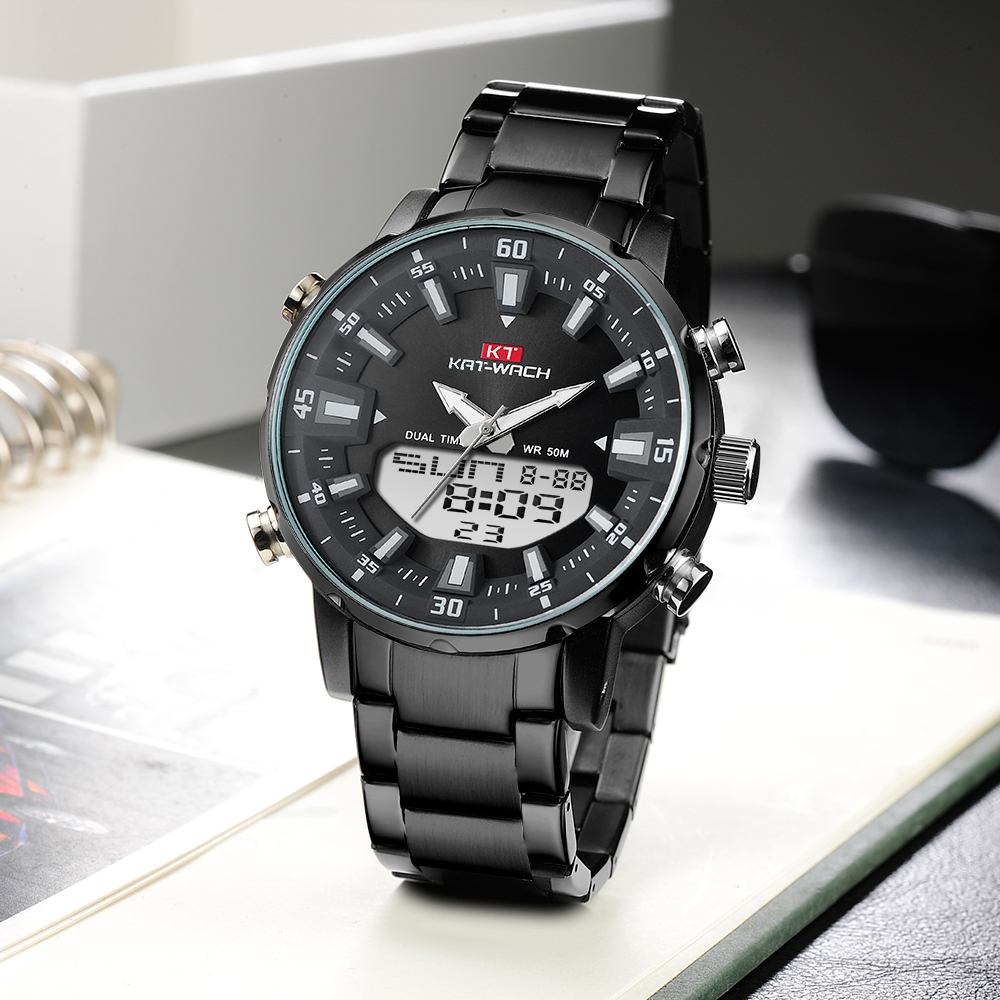 Kat-Wach heren quartzhorloges  - Suede Strap Watch recensie en prijs