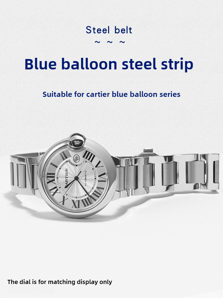Roestvrij stalen horlogeband i - Cartier Watch Ballon Bleu recensie en prijs