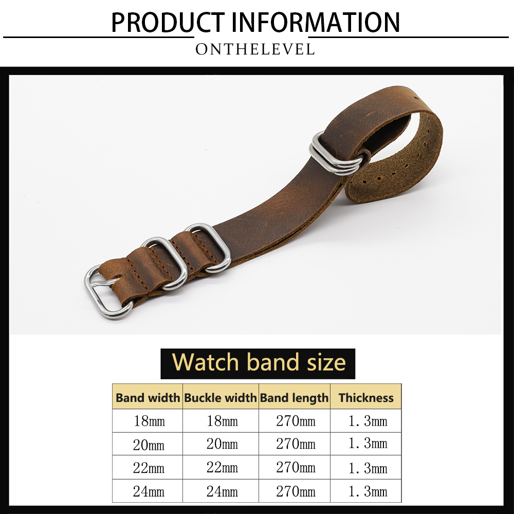 Lederen Horlogeband 18mm 20mm  - Suede Strap Watch recensie en prijs