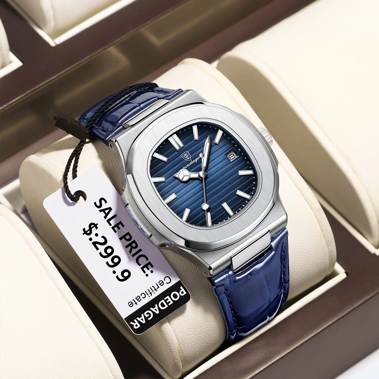 POEDAGAR Top Luxe Vierkante Ma - Patek Philippe Watch Nautilus recensie en prijs