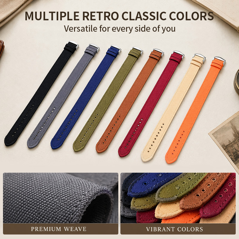 Canvas horlogeband 18/20/22 mm - Canvas Strap Watch recensie en prijs