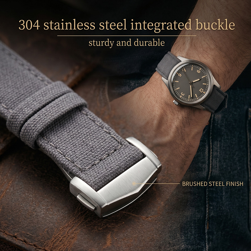 Canvas horlogeband 18/20/22 mm - Canvas Strap Watch recensie en prijs