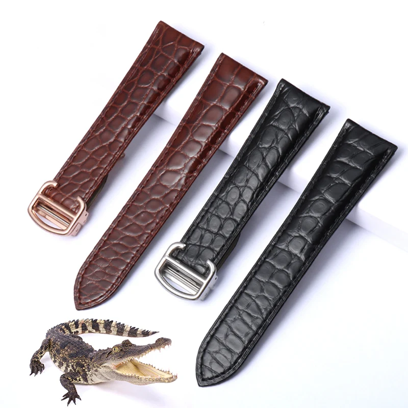 Alligator lederen horlogeband  - Cartier Watch Tank recensie en prijs