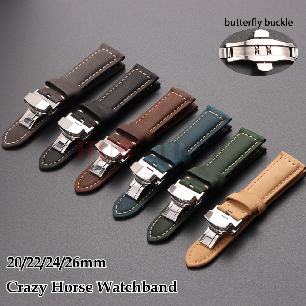 20mm 22mm 24mm 26mm Echt Kalfs - Suede Strap Watch recensie en prijs