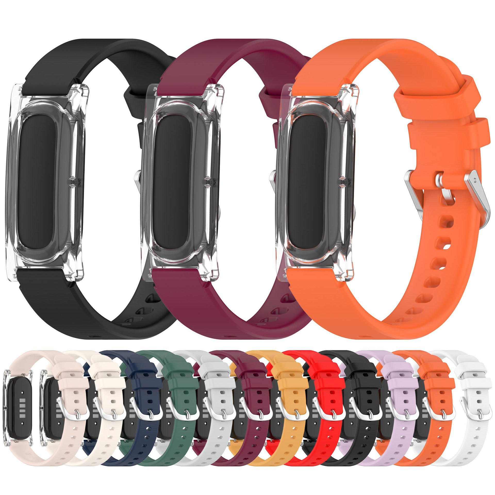 Siliconen band compatibel met  - Silicone Band Women recensie en prijs