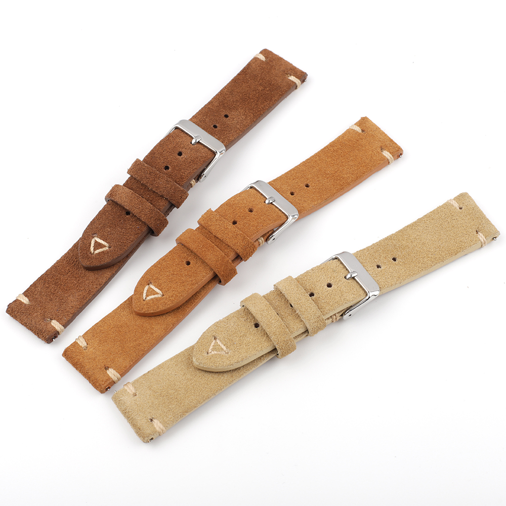 Zacht Leer Suede Horlogeband 1 - Suede Strap Watch recensie en prijs